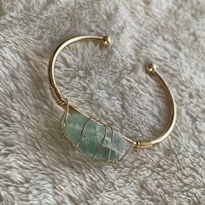 Fun Gemstone Cuff Wire Wrapped